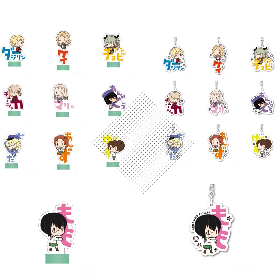 Игра Darjeeling Nishizumi Miho Maho Nishi Kinuyo Anchovy акриловая фигурка-подставка кукла аниме брелок косплей игрушка для подарка