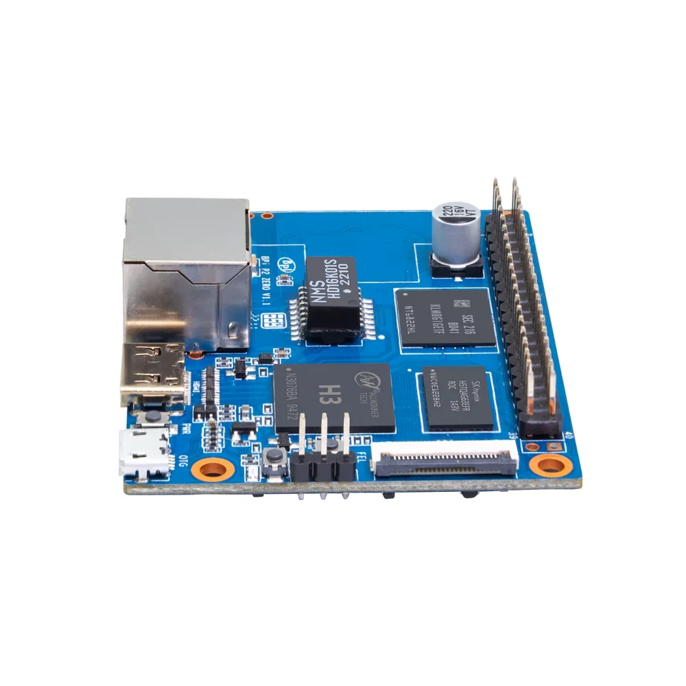 Banana Pi BPI-P2 Zero Allwinner H3 Четырехъядерный процессор Cortex-A7 512M DDR3 8G eMMC Поддержка PoE Run OS Android Linux Одноплатный компьютер (art.: 3920cf338f80a) - 3920cf338f80a