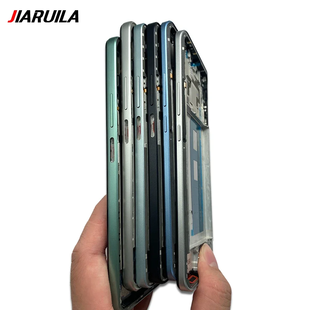 Фото Новый корпус средней рамки для Xiaomi Poco F1 F2 Pro F3 F4 F5 Pro, передняя рамка для ЖК-дисплея, держатель, крышка, средняя Крышка корпуса, запчасти №3