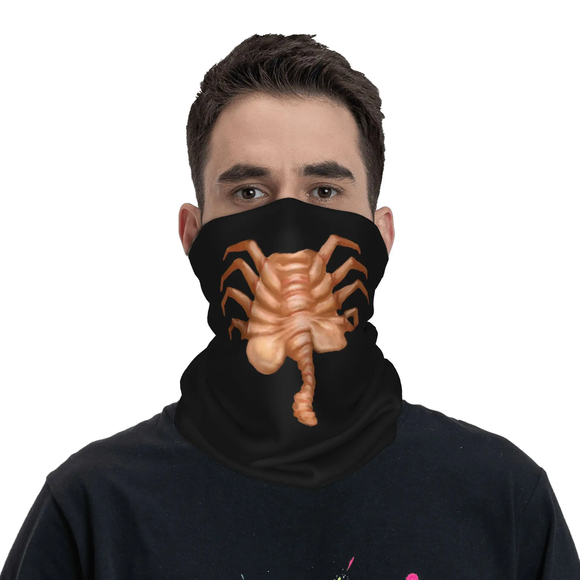 FaceHugger Alien Xenomorph, бандана на плечо, гетры, маска с принтом, шарф, многофункциональная повязка на голову для верховой езды для мужчин, женщин, взрослых