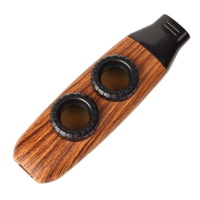 Дизайн с двумя отверстиями Kazoo, двойная мембрана, аккомпанемент Kazoo, укулеле, гитара, скрипка, портативный музыкальный инструмент