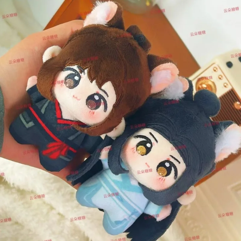 10 см аниме Grandmaster of Demonic Culture Mo Dao Zu Shi Cosplay Wei Wuxian Lan Wangji плюшевый восхитительный кулон брелок подарки