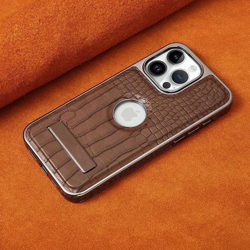 Фото Чехол с текстурой крокодила, магнитный чехол для телефона для IPhone 16 Pro Max 14, 13, 12, 11, 15 Plus, чехол для телефона MagSafe с беспроводной зарядкой №5