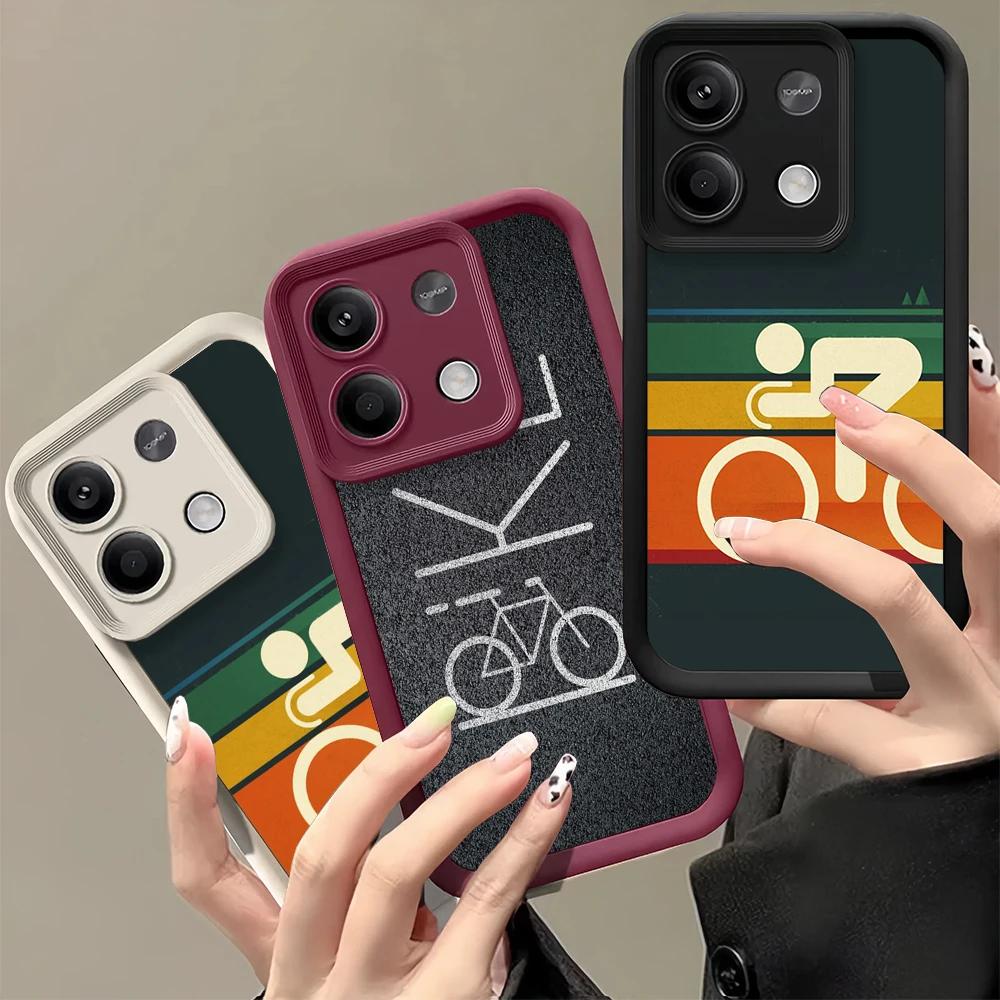 Велосипедный спортивный чехол для телефона для Xiaomi Redmi Note 14 13 12 Pro Plus 12S 11S 11 11T 10 10S 9 9S 5G Bumper Cover Fundas