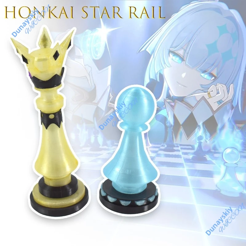 Honkai Star Rail The Chessmaster Monarch Cerydra Косплей Штамп Опора Шахматный аксессуар Квадратный садовый пейзаж