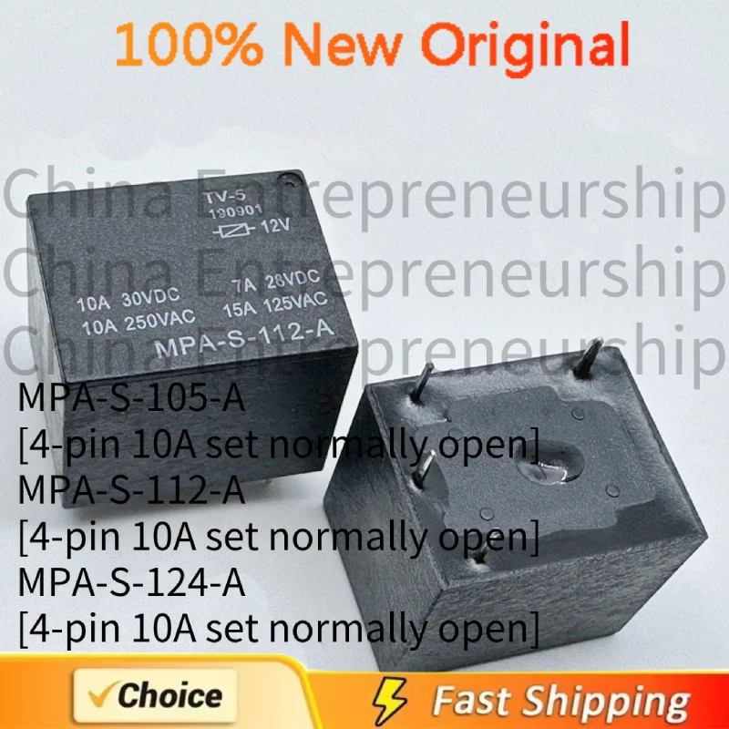 Реле MPA-S-105-A MPA-S-112-A MPA-S-124-A [4-контактный комплект 10 А, нормально открытый] 100% качество, оригинал/быстрая доставка