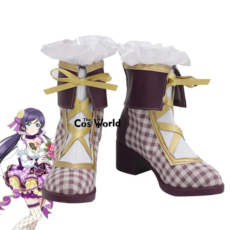 Love Live School Idol Project Bouquet Awaken Nozomi Tojo Аниме Обувь для косплея на заказ Сапоги