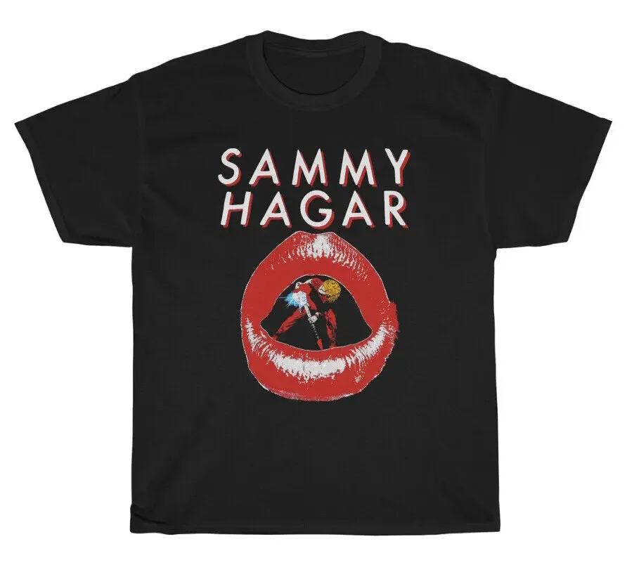 Футболка Sammy Hagar 1983 Red Rocker Tour с принтом спереди 6S3305, длинные или короткие рукава, длинные или Короткие рукава