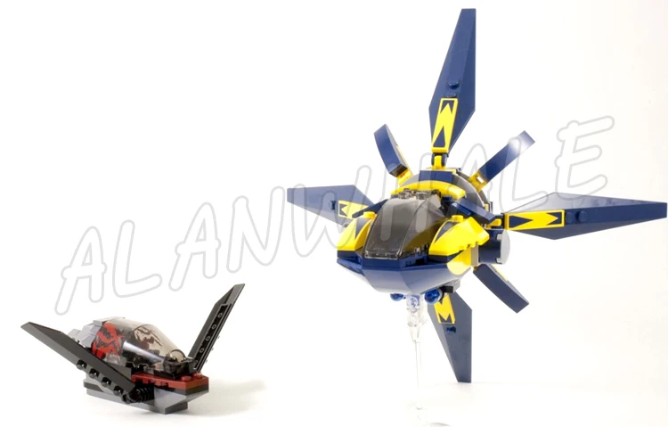 Фото 195 шт., Super Fighter Blaster Showdown Necrocraft Galaxy Guardians Wings 10248, строительные блоки, игрушки, совместимые с моделью №2