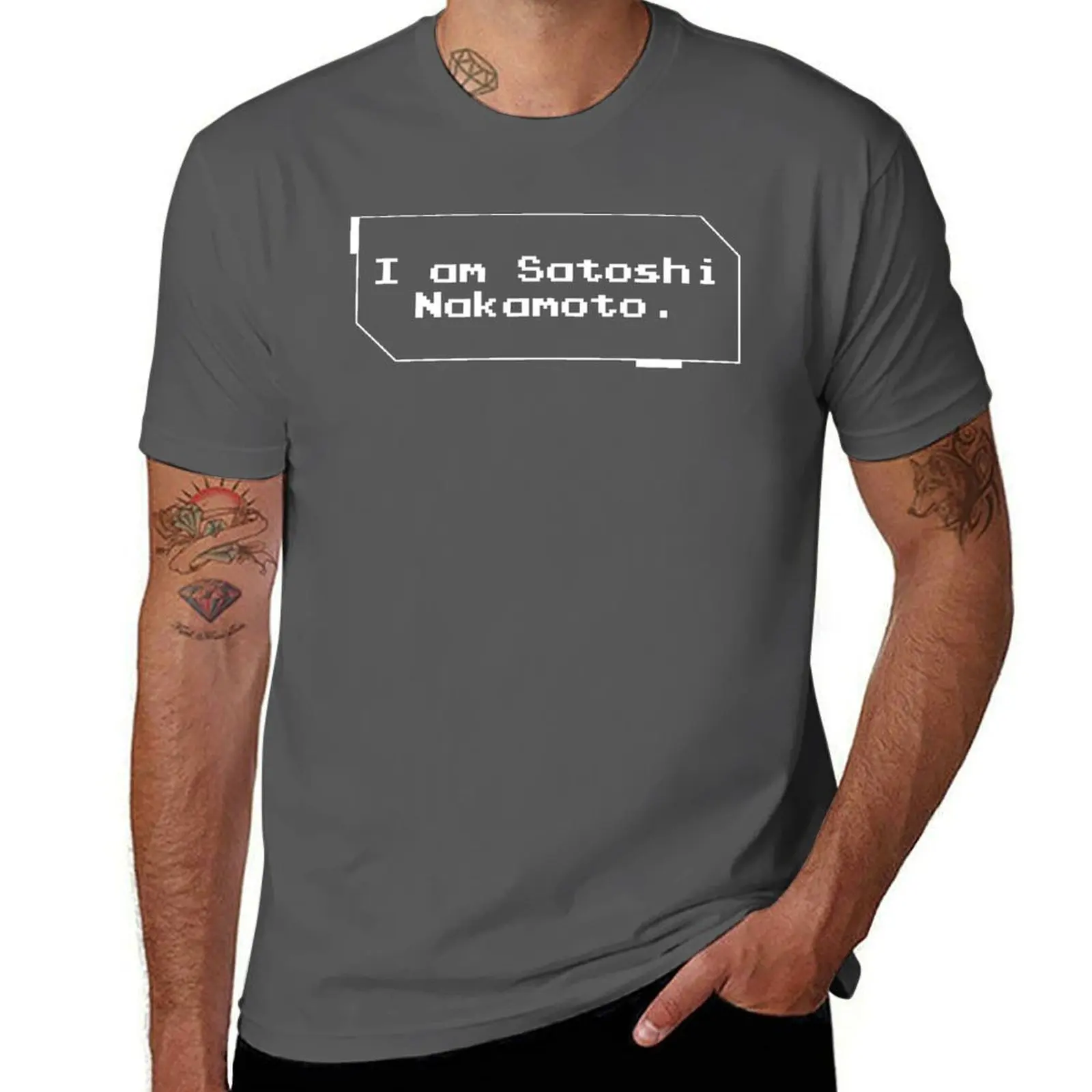 I am Satoshi Nakamoto. T-Shirt t shirts for man graphic tees man tshirt t shirts for man graphic funny T-Shirt