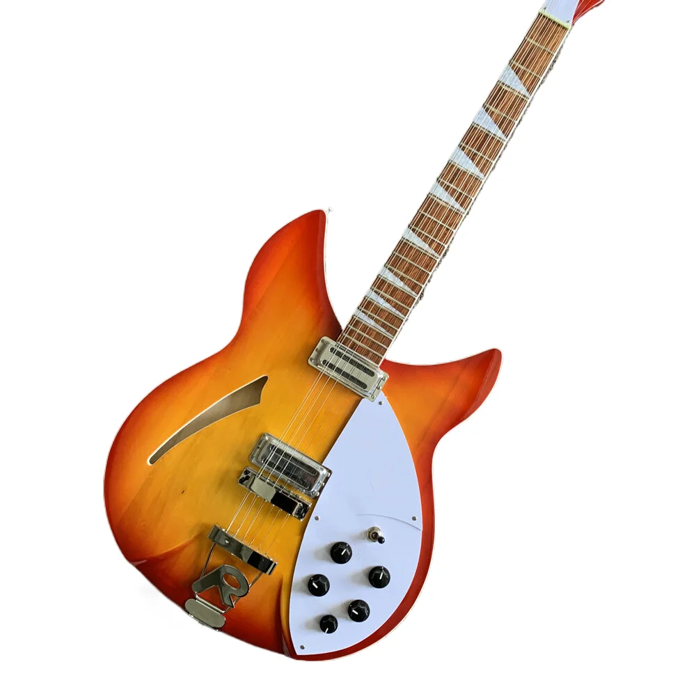 12 струн Rickenback 660 электрическая гитара полуполый 12 струн Ricken jazz гитара бесплатная доставка