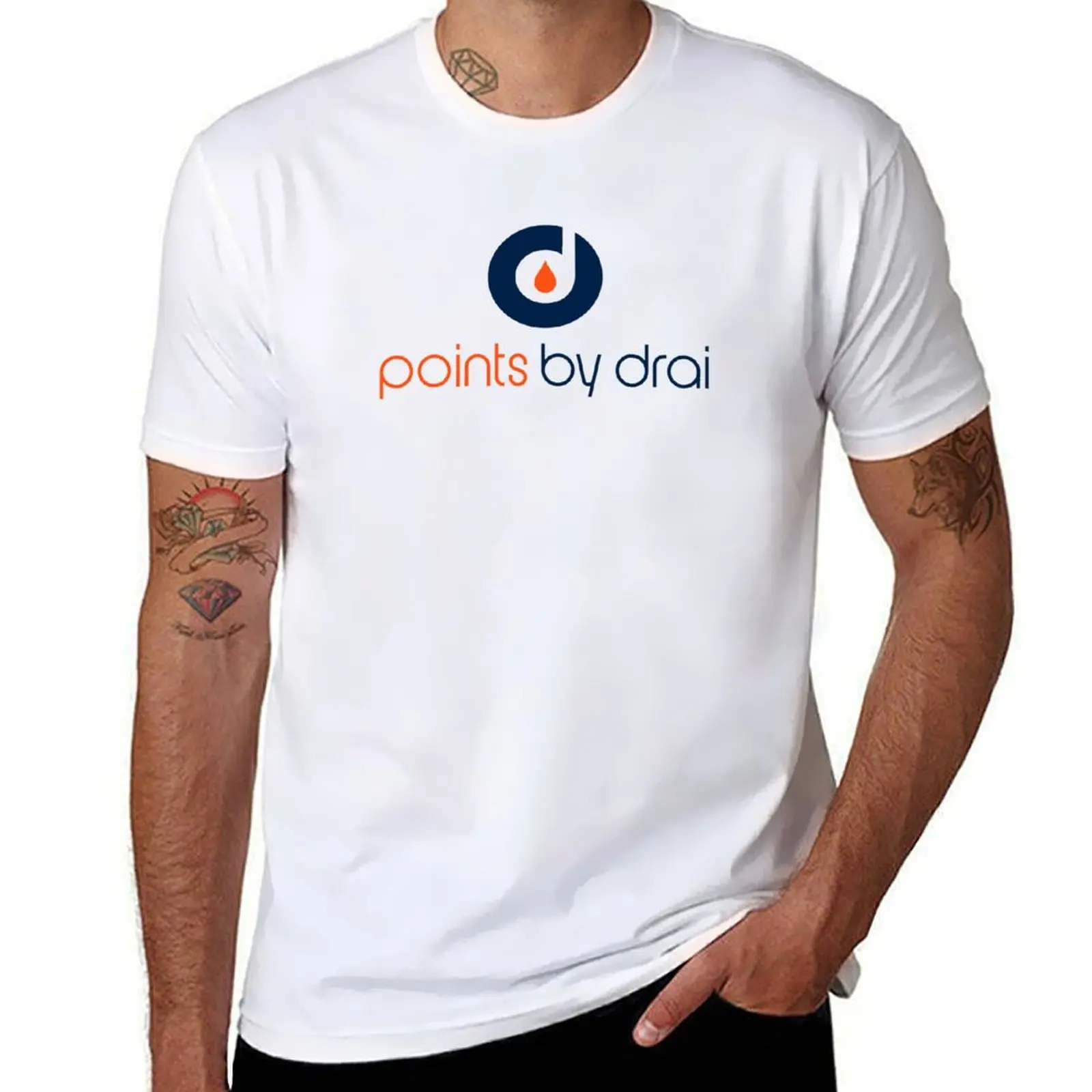 Футболка Points By Drai, забавные футболки, темный юмор, мужские футболки для мужчин, повседневная футболка