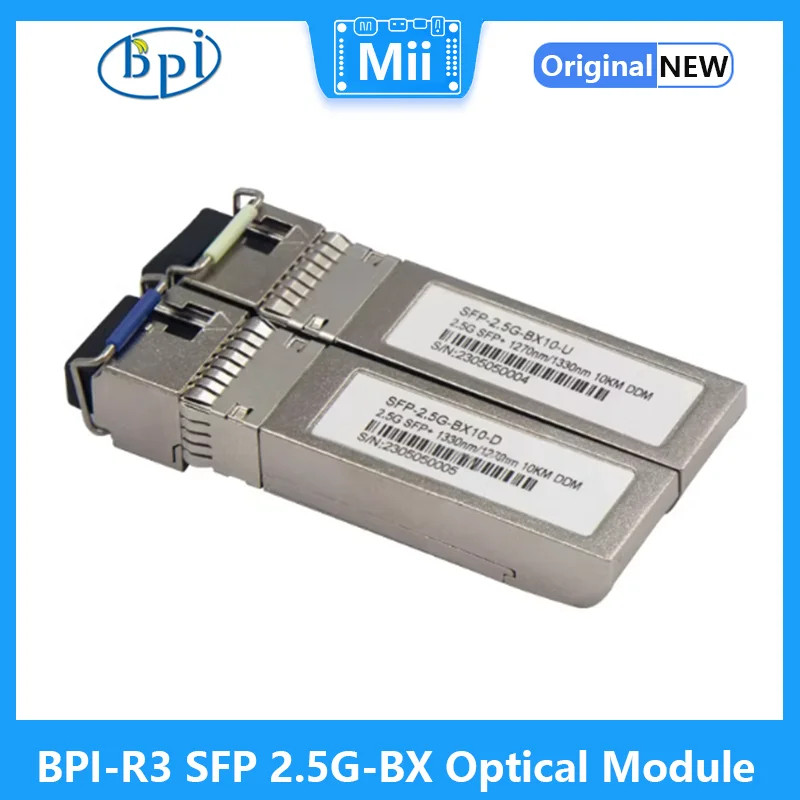 Фото Оптоволоконный модуль Banana Pi BPI-R3 SFP 2,5G-BX, 10 км №5