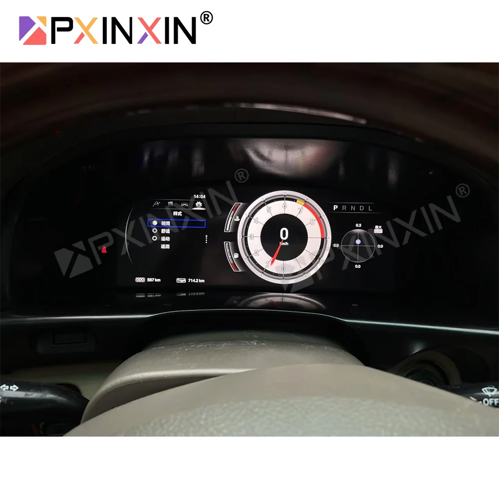 Цифровая приборная панель для Toyota Land Cruiser LC100 LC100 2002-2007, простая установка, 12,3-дюймовый HD-дисплей, измеритель Plug & Play