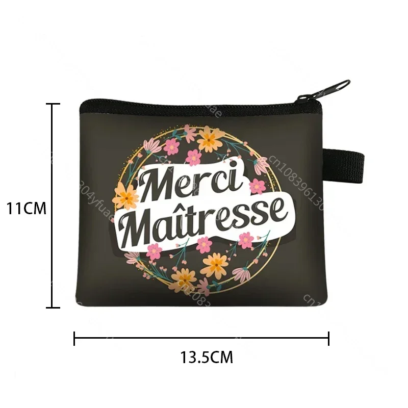 Фото Super Atsem Merci Maitresse кошелек для монет женский кошелек эстетические графические кошельки маленький клатч повседневные сумки для денег мини-кошельки №4