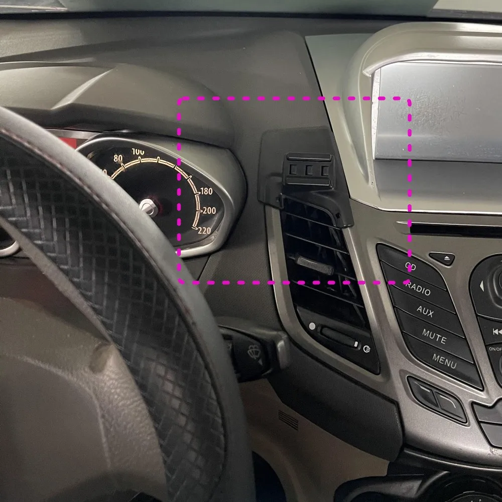 Фото Автомобильное беспроводное зарядное устройство для телефона Ford Fiesta 2009 2010 2011 2012 2013 2014 №2