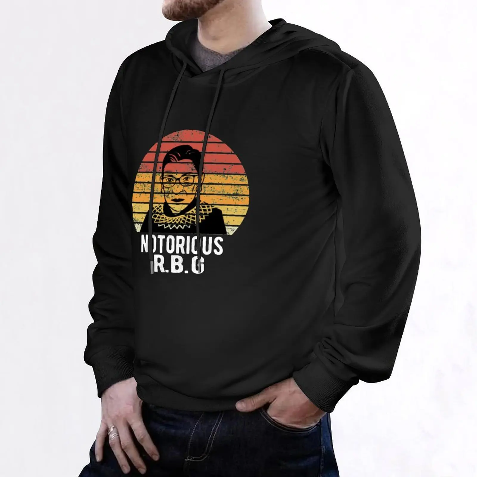 Футболка Notorious Rbg, толстовка с капюшоном Neworious RBG, мужская одежда, комплект мужской толстовки, модная мужская одежда, мужская толстовка с капюшоном (art.: 3920d2226ae58) - 3920d2226ae58