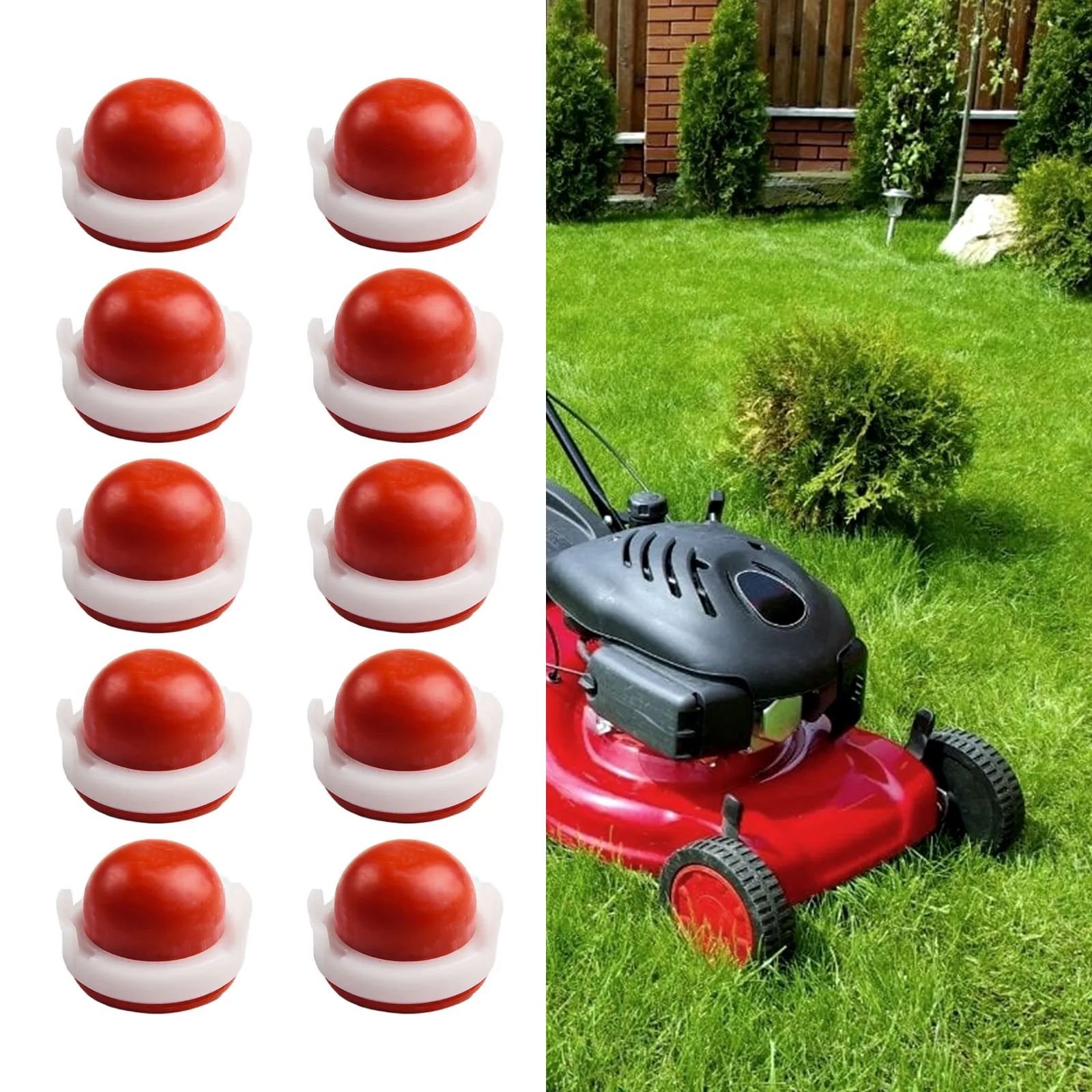 Праймер для двигателя ДЛЯ Briggs-Stratton 694394 494408, аксессуары для газонокосилки, запчасти карбюратора, 10 шт.