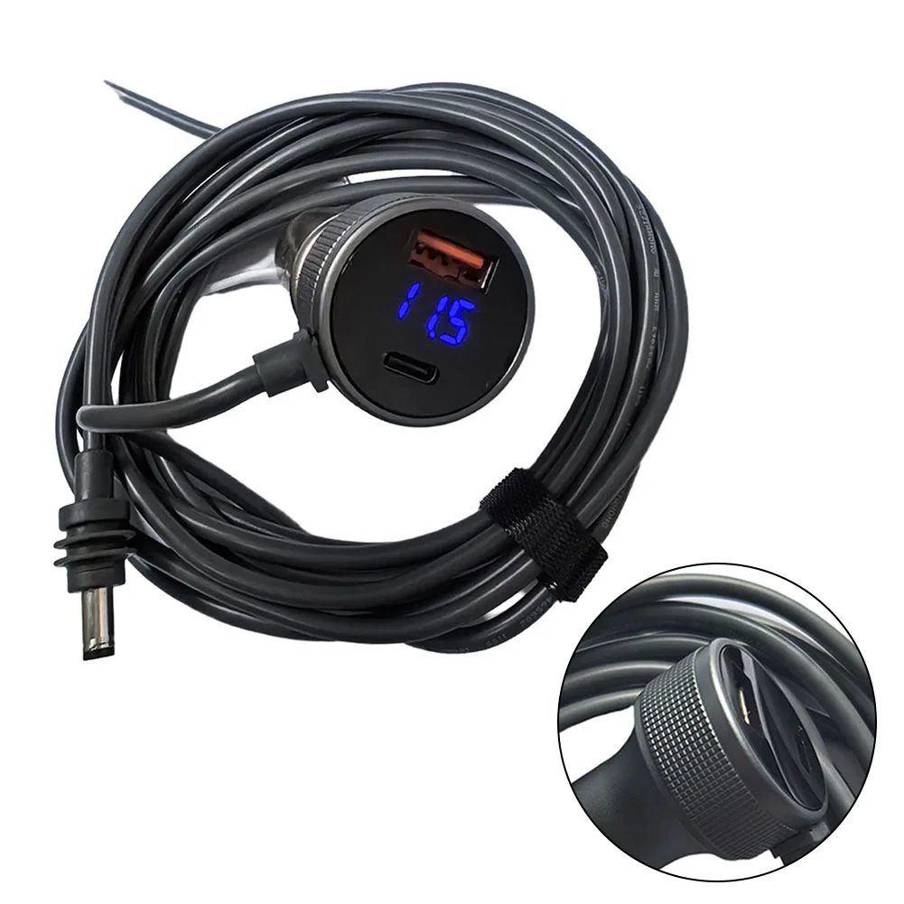 Фото 300 см для Starlink для Mini Dual USB автомобильное зарядное устройство 12 В-24 В автомобильный прикуриватель соединительный кабель PD быстрая зарядка №2