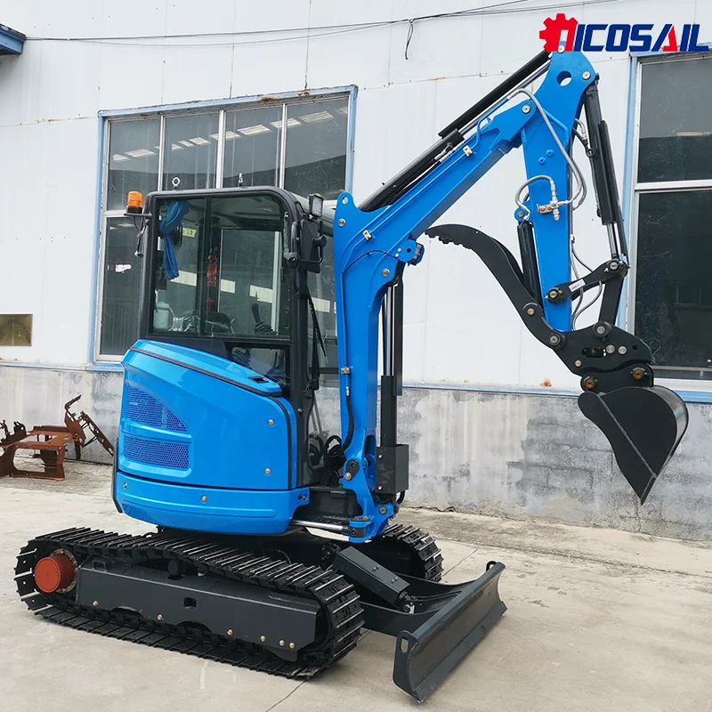 Бесплатная доставка Мини-экскаватор Kubota с двигателем 2,6 тонны 3 тонны Маленький гусеничный экскаватор Экскаватор с большим пальцем Евро 5 CE EPA Садовая ферма Дом