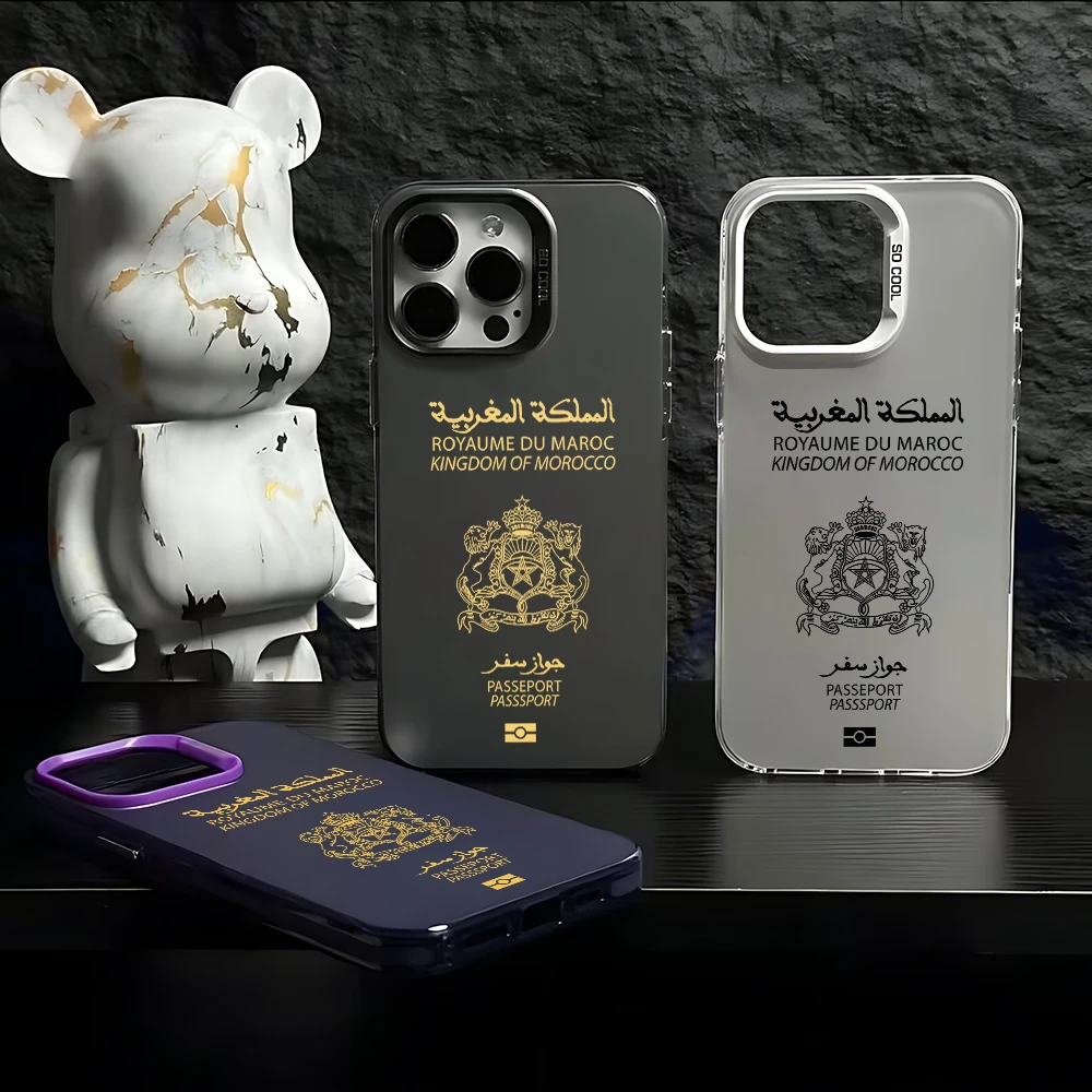 Чехол для телефона Marocco Passport для Samsung Galaxy A16 A06 A35 A55 A25 A05S A15 A56 A54 A36 A34 A24 A26 A14 A05 4G 5G Matte Cover (art.: 3920cc76c6208) - 3920cc76c6208