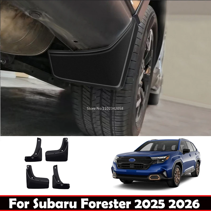 Для Subaru Forester 2024 2025 26, брызговики из АБС-пластика, крышка крыла, расширители, брызговик, внешний брызговик, автоаксессуары
