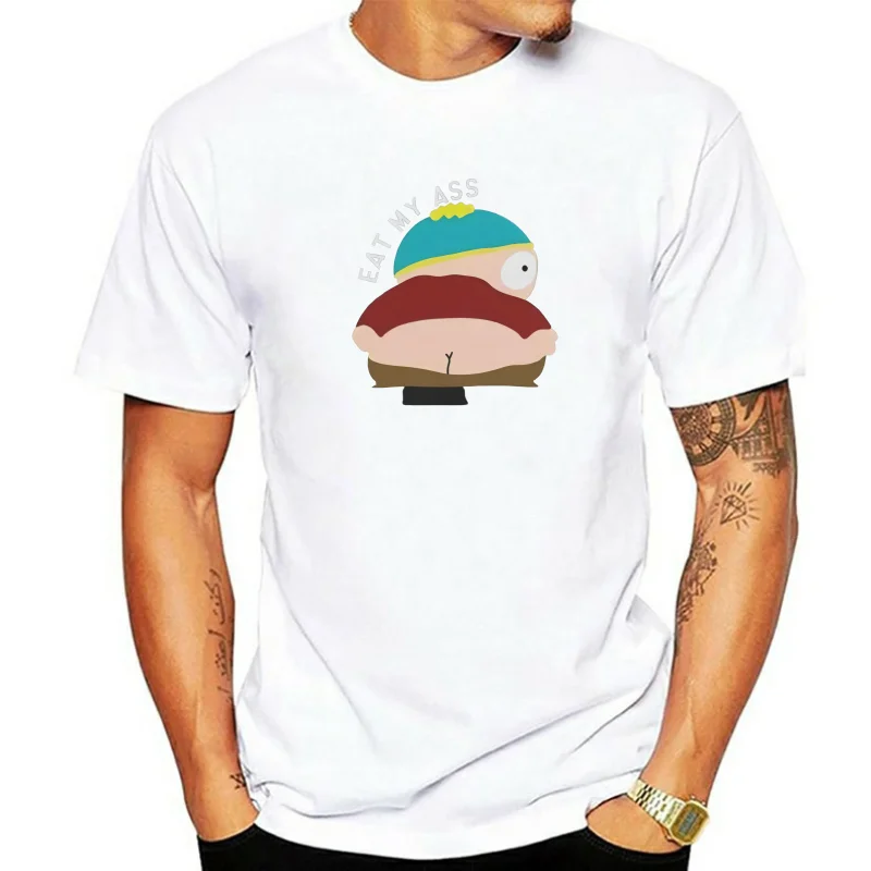 Футболки Crazy South Park для мужчин и женщин, забавные мультяшные милые комиксы, летние хлопковые повседневные футболки с короткими рукавами и круглым вырезом, свободные топы