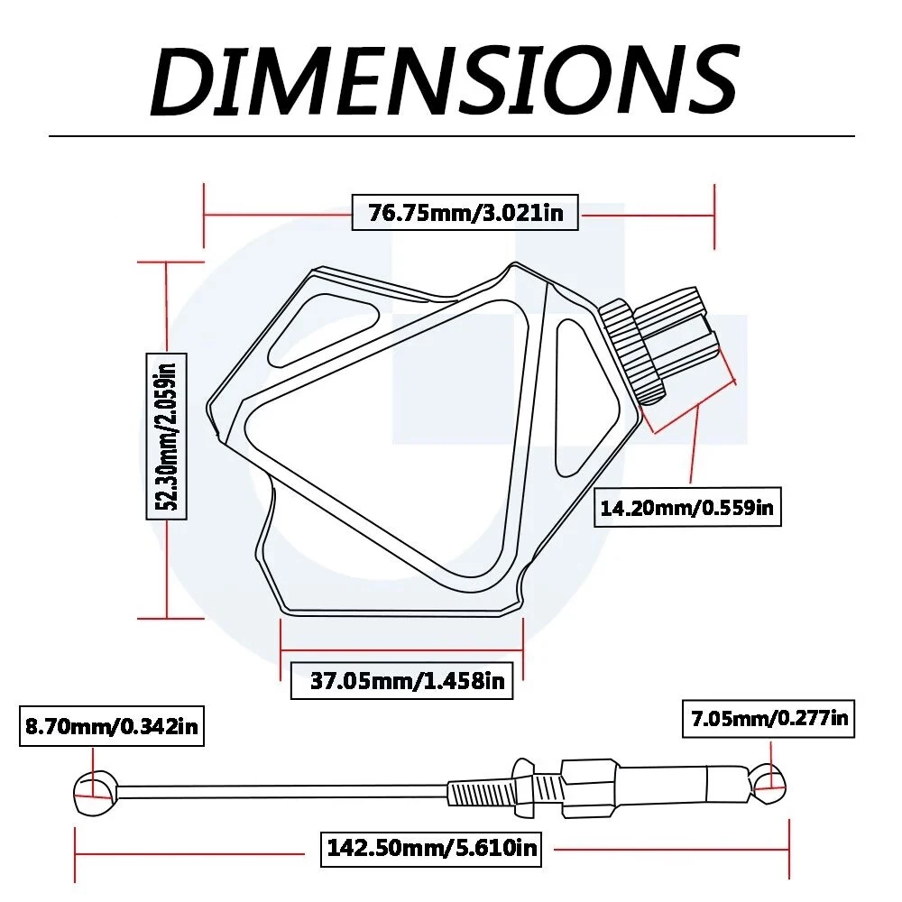 Рычаг сцепления тормоза мотоцикла для YAMAHA WR TTR XT DT TDR TTR TW 125 200 225 230 240 250 450 600 F R X L Z (art.: 3920c42d0cb8e) - 3920c42d0cb8e
