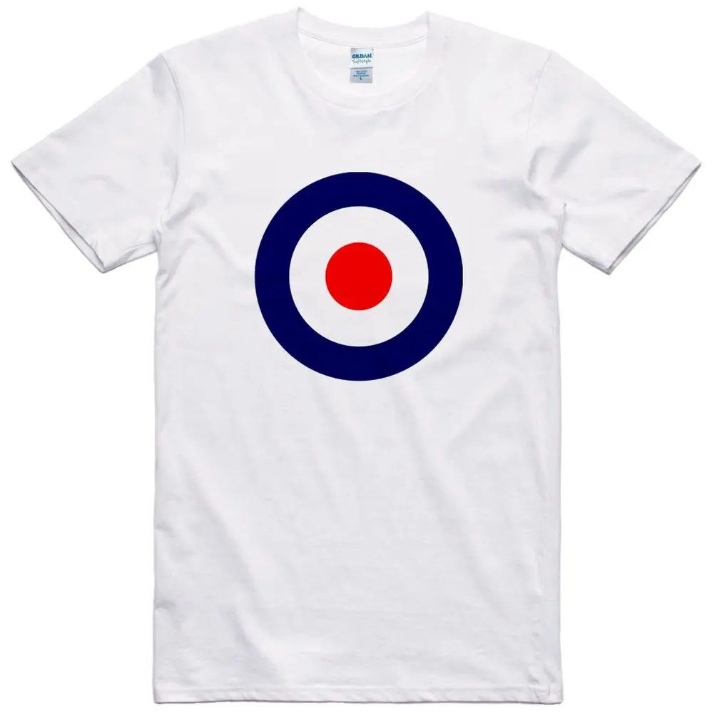 Футболка Mod Target, футболка Skooterboys Uomo Era 1970-е, обычная Коллекция 100%, топы Maglietta, летние топы унисекс с коротким рукавом