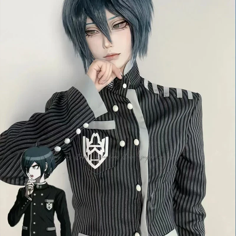 Аниме Danganronpa V3 Saihara Shuichi детективная форма шляпа косплей костюм полный комплект Хэллоуин наряд по индивидуальному заказу