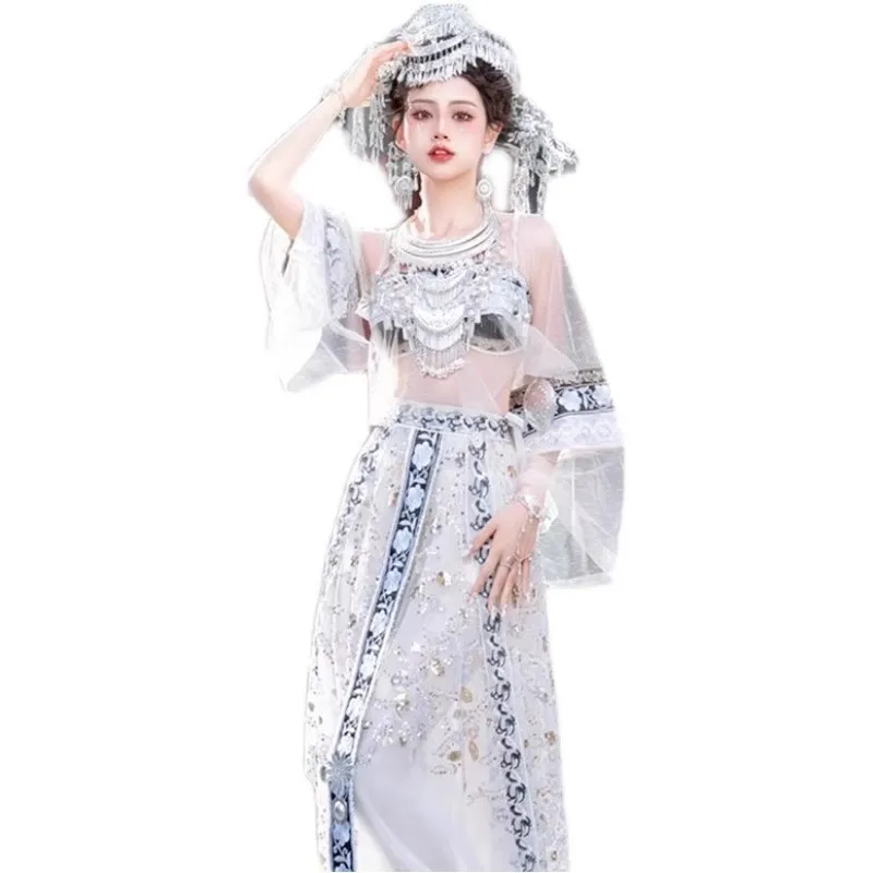 Miao' S Girl New костюм Мяо Xishuangbanna Yunnan Dali Trip Shoot этнический стиль Одежда для студийной фотографии (art.: 3920c909cd935) - 3920c909cd935