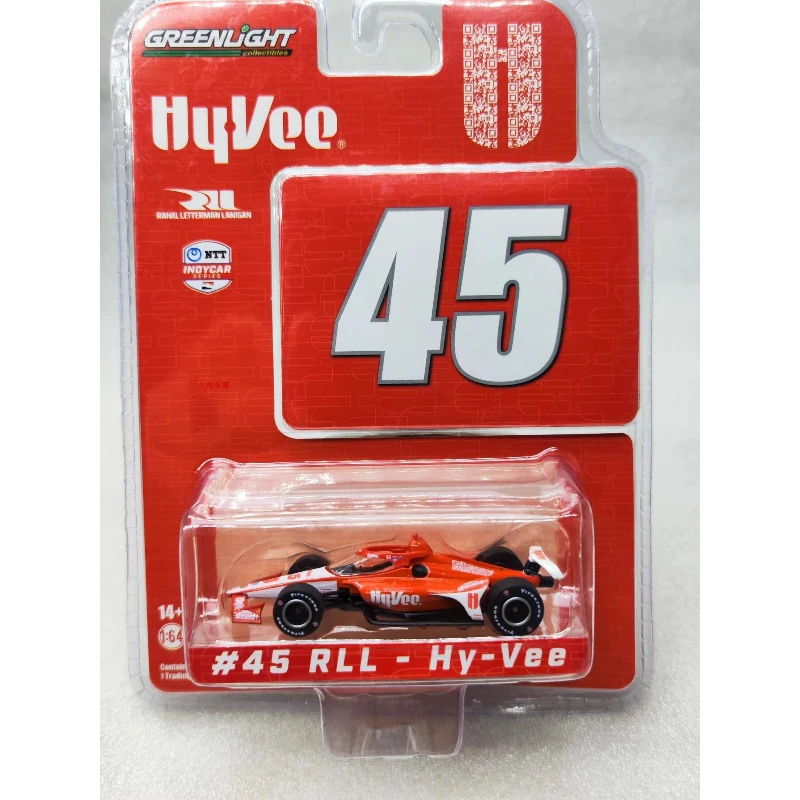 1:64 RLL-Hy-Vee Высокая имитация сплава, модель автомобиля, Коллекционная игрушка, подарок, украшение для дисплея