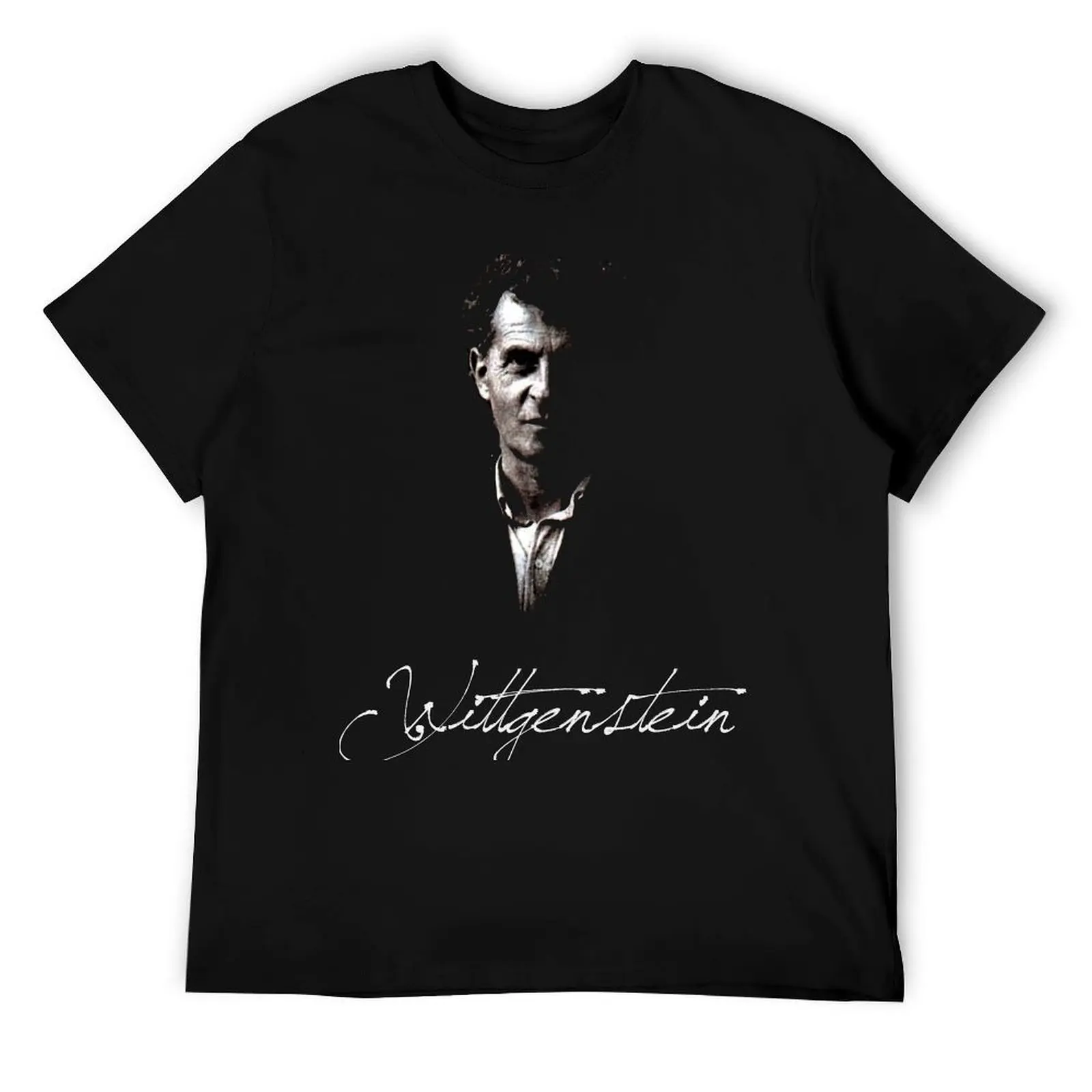 Футболка Wittgenstein, мужская повседневная забавная футболка, темный юмор, футболка