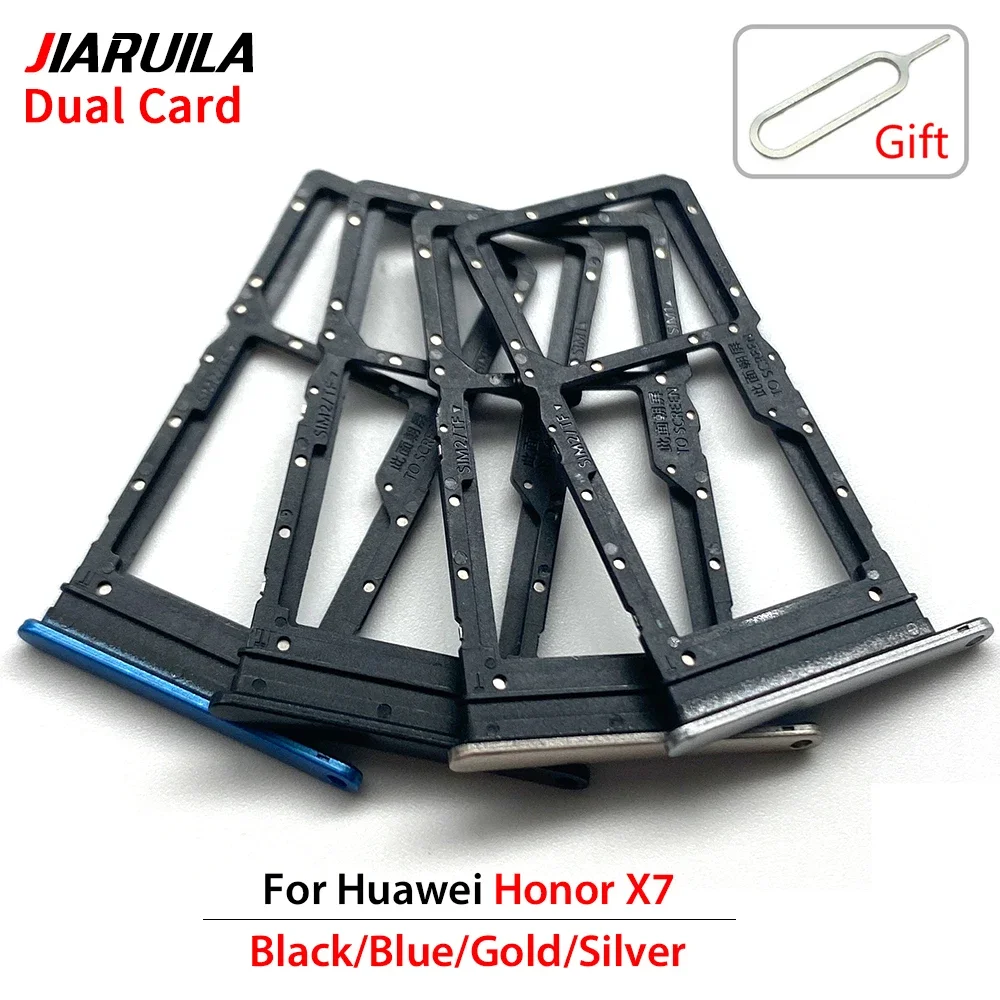 Фото Лоток для SIM-карты, держатель слота, адаптер, аксессуары для Huawei Honor X7 X7A X7B X7C, запасные части №3