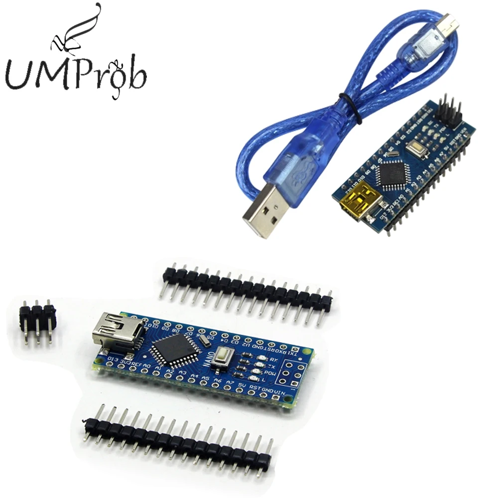 Макетная плата контроллера Nano 3,0 CH340G, модуль для набора arduino «сделай сам»