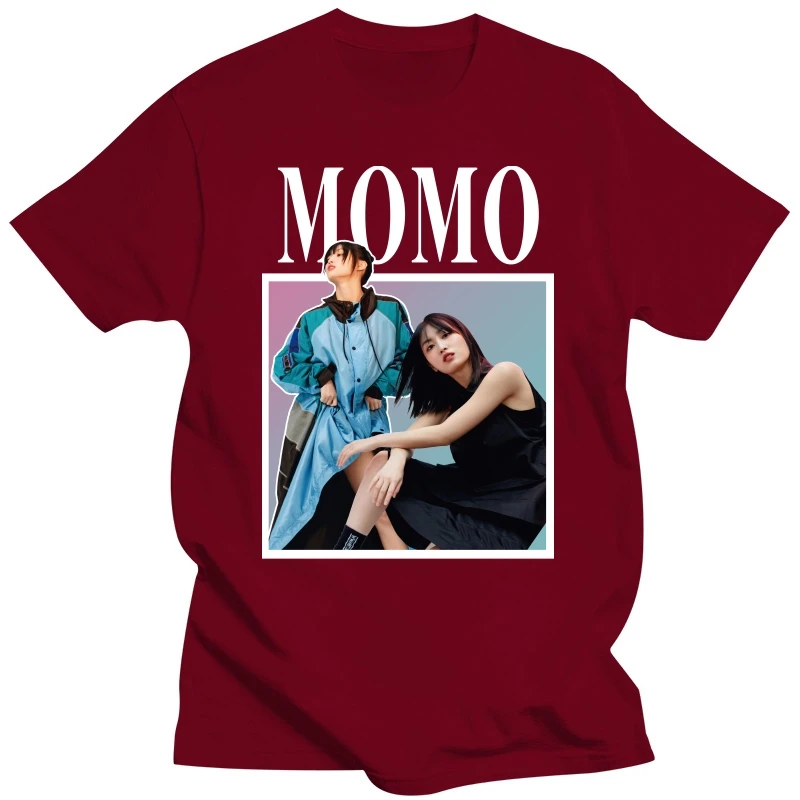 Фото Двойная KPOP футболка MOMO в винтажном стиле (несколько №5