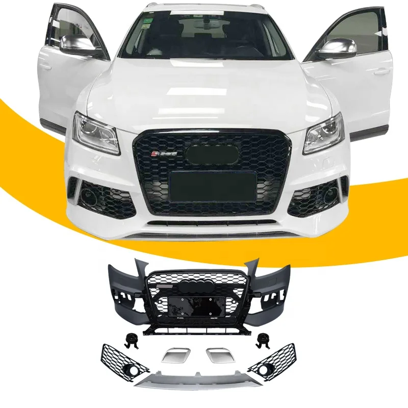 Комплект кузова для Audi Q5 upgrade RS SQ5, передний бампер с сетчатым грилем в виде сот, 2013, 2014, 2015, 2016, 2017