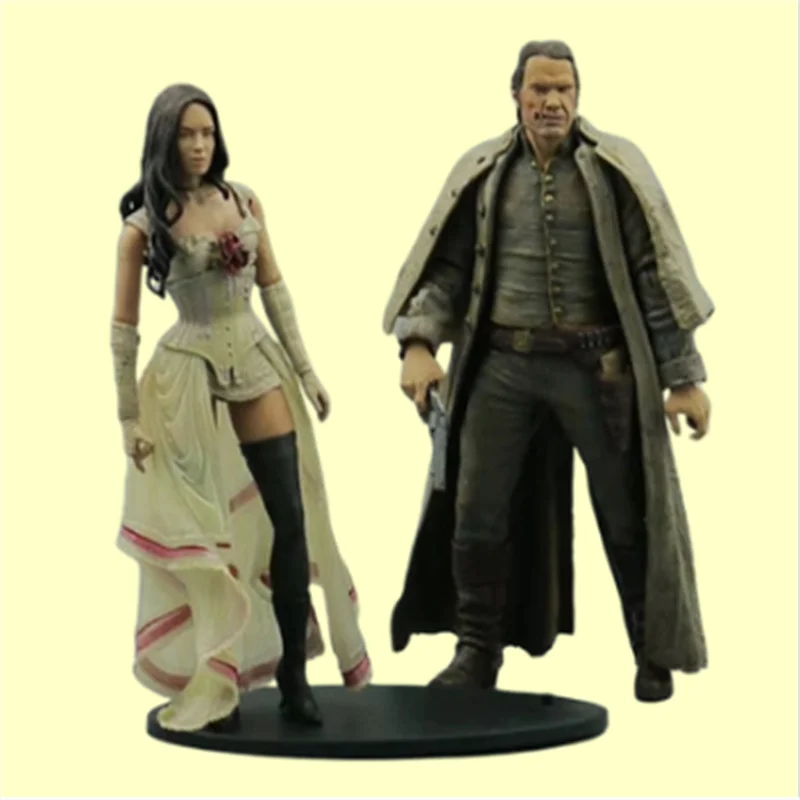 NECA Jonah Hex Фигурка Меган Фокс Лела L Мужш Броллин Джонah Hex Вестерн Герои Фильм Роль QUENTIN Turnbull Фигурки Подарок