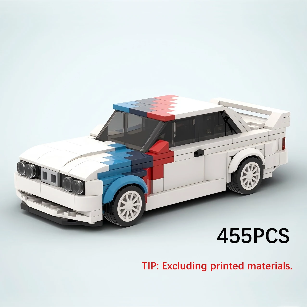 Классический гоночный спортивный автомобиль M3 MOC-53544, строительные блоки, технические, 455 шт., совместимый бренд, скорость ​ ​ Модель чемпионов, креативные подарки