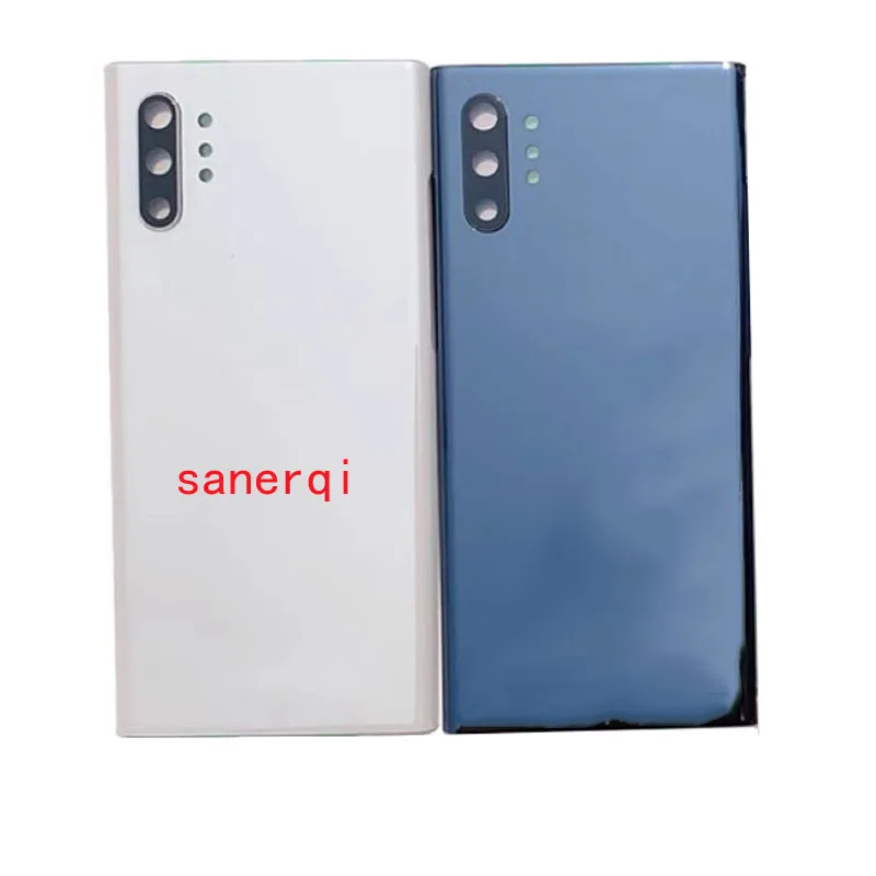 Корпус для Samsung Galaxy Note 10 Note 10 Plus N970F N975F Задняя крышка аккумулятора 3D стеклянная панель Корпус задней двери Чехол для объектива камеры