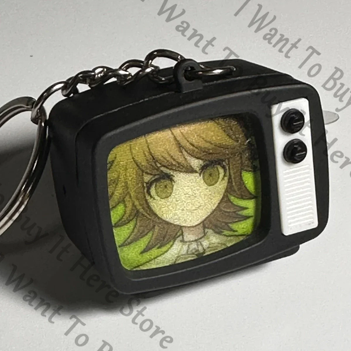 Фото Аниме Danganronpa Chihiro Fujisaki косплей мультфильм подарок свет брелок орнамент виджет фонат брелок аксессуар талисман подарок №3
