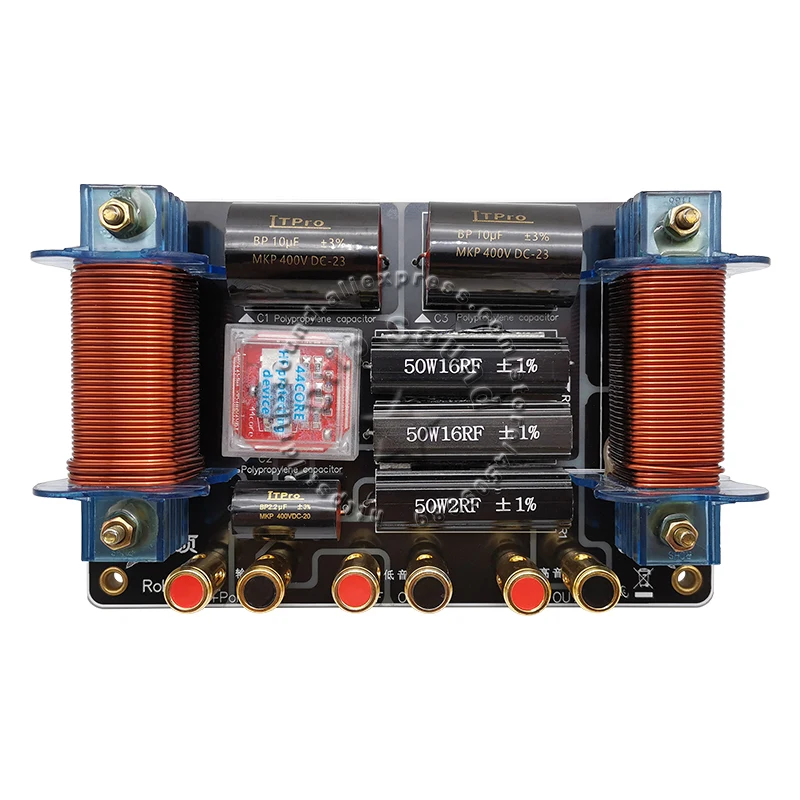 1000 Вт 2-полосный 2 блока M6615 Hi-Fi динамик делитель частоты фильтры аудио плата высокого и низкого кроссовера с защитой от предохранителя твитера