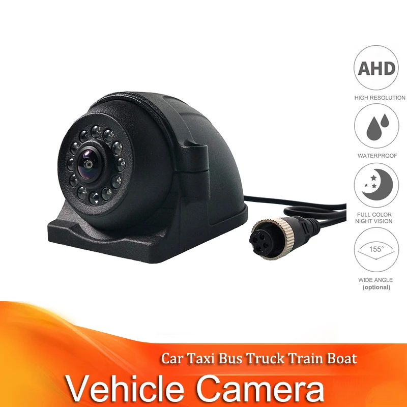 AHD 1080P 155 градусов Водонепроницаемый Starlight ночное видение грузовик автомобиль боковой вид камеры