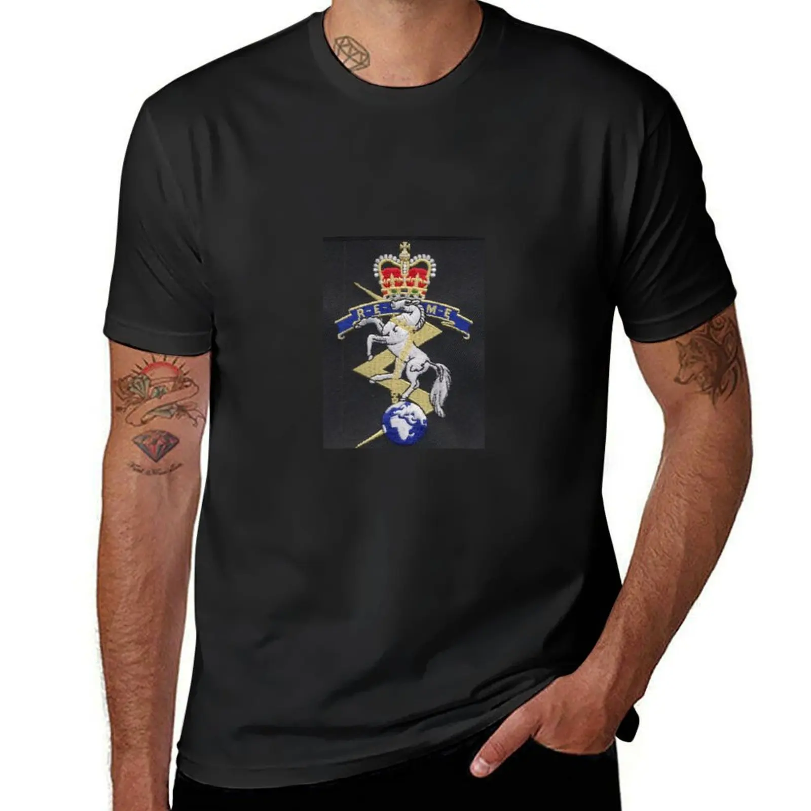 Футболка REME BADGE, рубашка в стиле аниме, подарки для парня, рубашки с рисунком, черные футболки для мужчин