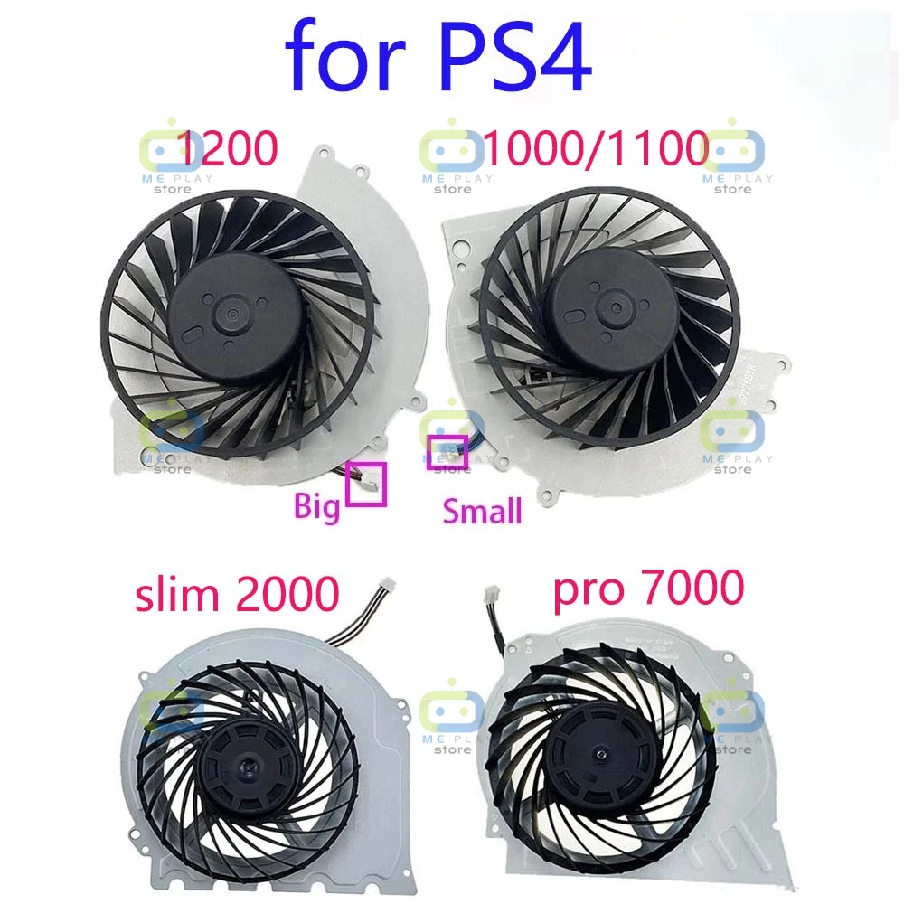 Для PlayStation 4 Slim Pro 1000 1100 12000 2000 70000 для PS4 10XX 12XX CUH-2015A Внутренний охлаждающий вентилятор, кулер, запасные части