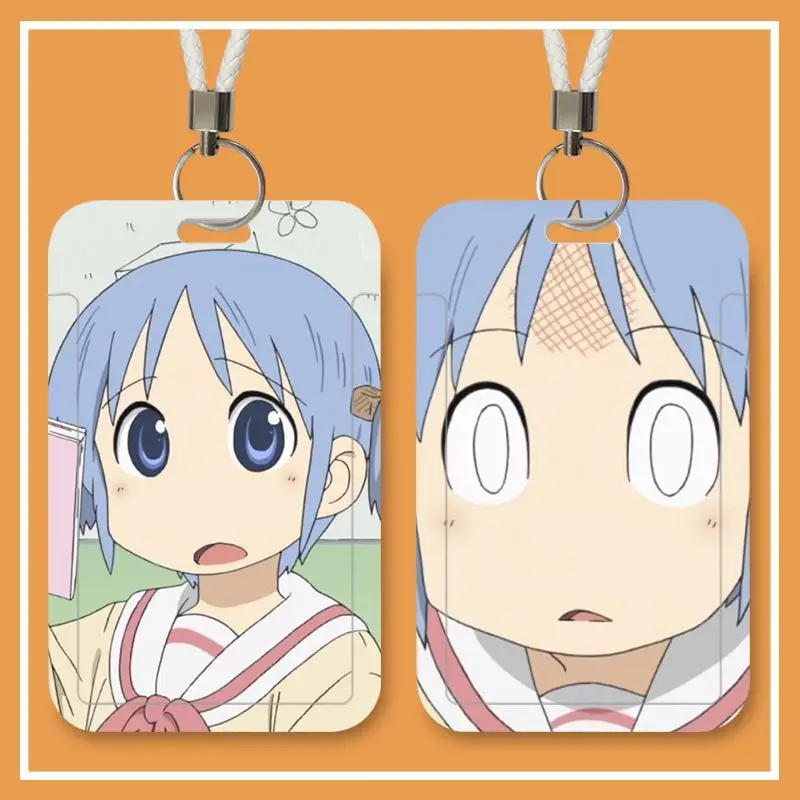 Моя обычная аниме-фигурка Aioi Yuuko Shinonome Nano Naganohara Mio Kawaii, защитный чехол для карты кампуса с мультяшным рисунком