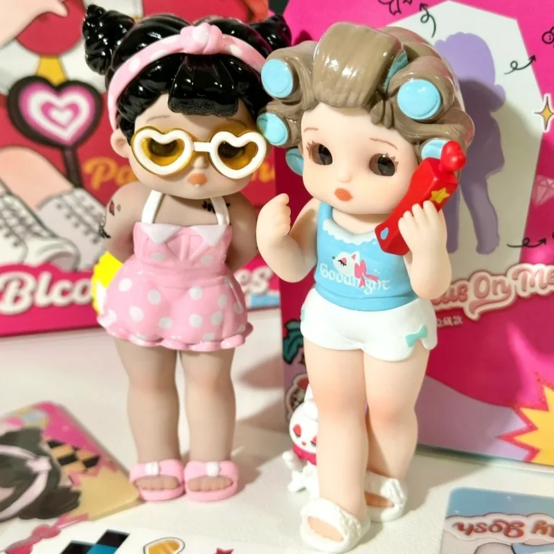 Фото Новый Ramy Spicy Girls Blcok Series слепая коробка Kawaii мультфильм мода девушка украшение рабочего стола загадочная коробка коллекция модель игрушка в подарок №4