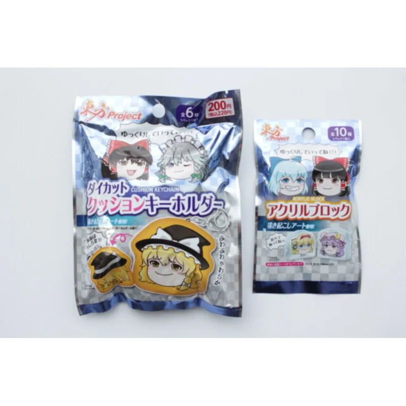 Япония Daiso Goods Touhou Project Limited Изображение Акриловые кирпичные значки Стоячий знак