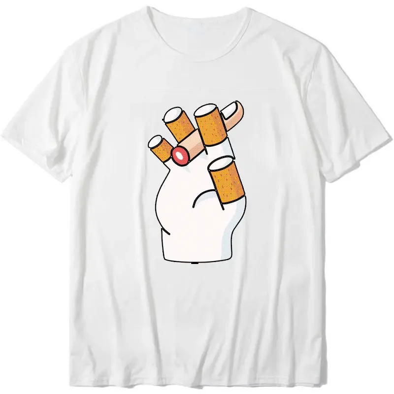 Фото Мужская черная футболка с принтом Humor Revende of The Smoke, женский подарок на день рождения для моего парня, футболки №2