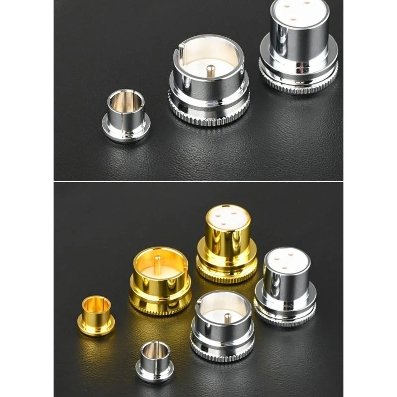 L4MD 3 штуки XLR Самка мужская штекерная крышка латун (art.: 3920d094739ad) - 3920d094739ad